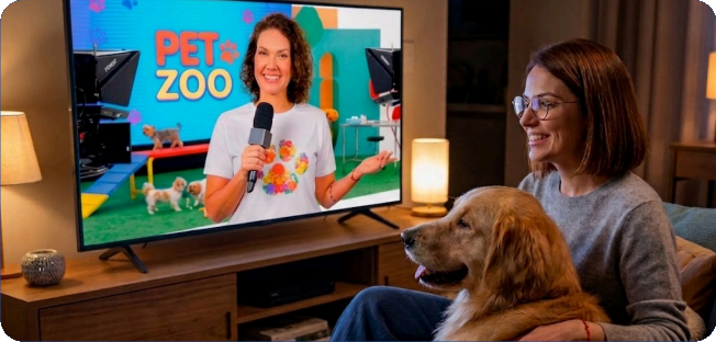 Programa PetZoo na TV